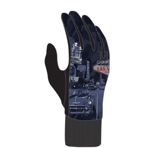gants homme bleu tactile Las Vegas