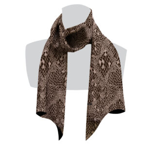 écharpe pour femme marron et beige